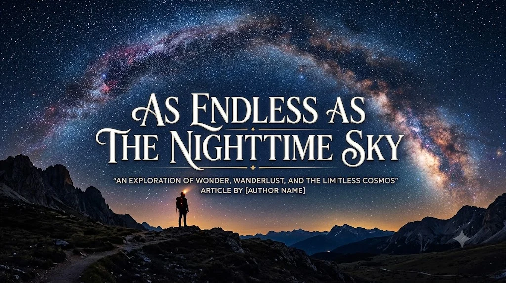 As endless as the nighttime sky