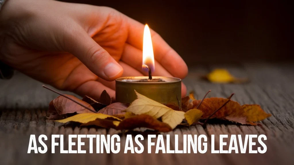 As Fleeting as Falling Leaves