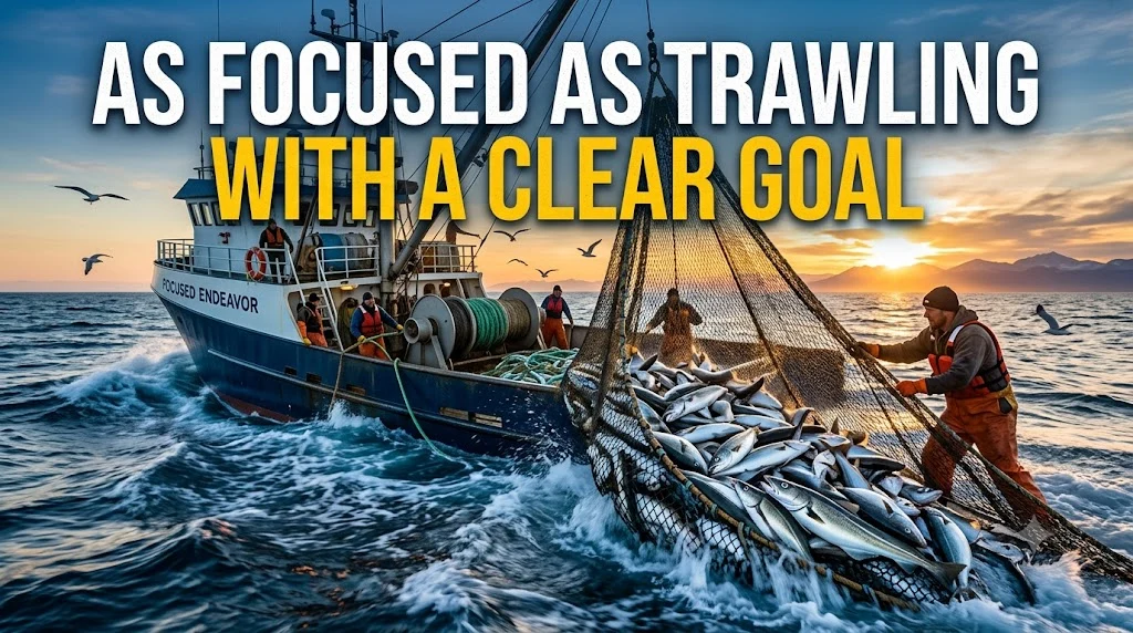 As focused as trawling with a clear goal
