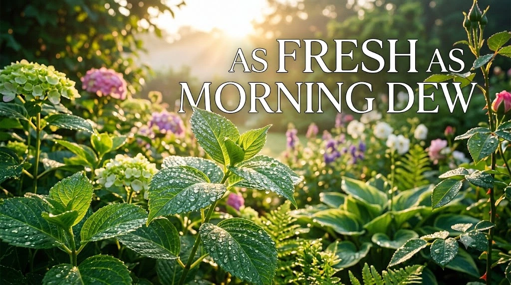As Fresh as Morning Dew
