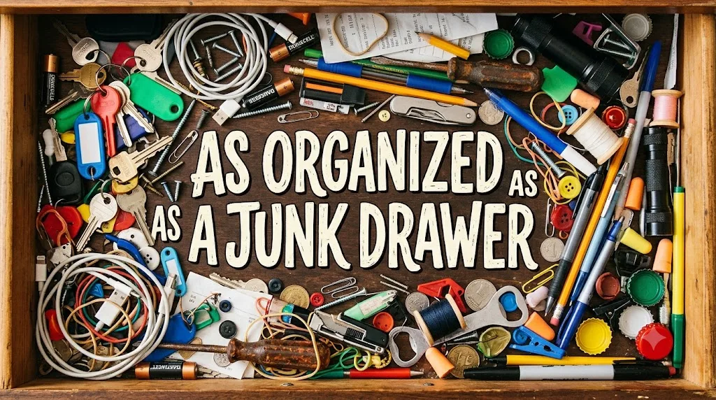 As Organized as a Junk Drawer