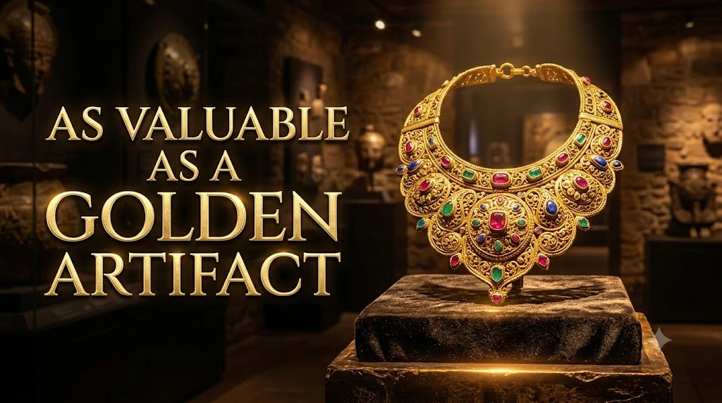 As valuable as a golden artifact