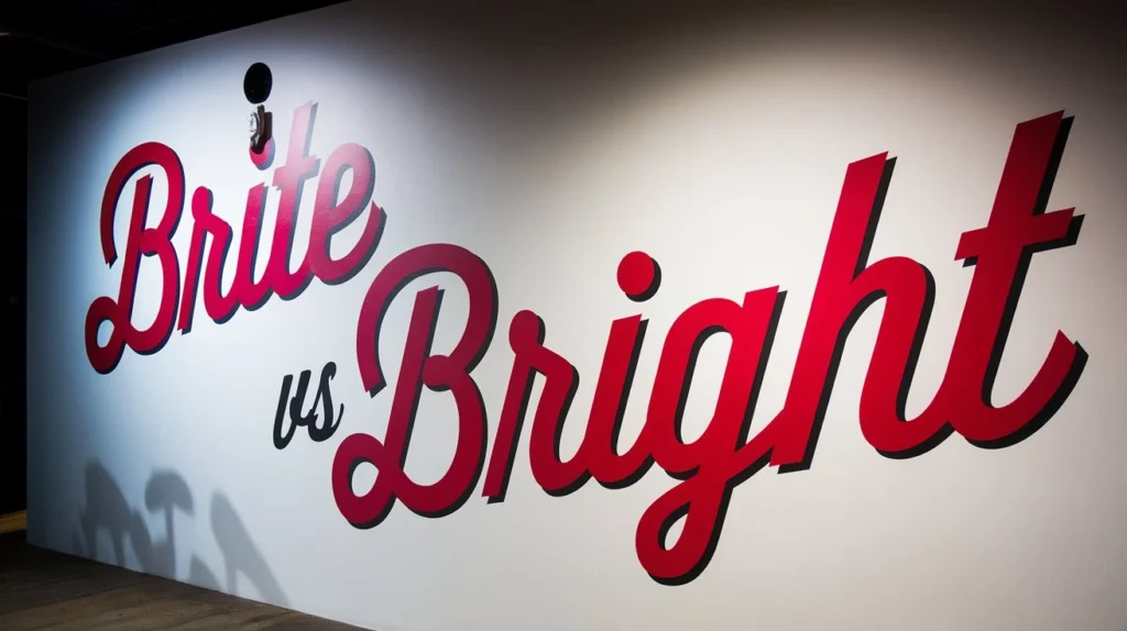 Brite vs Bright