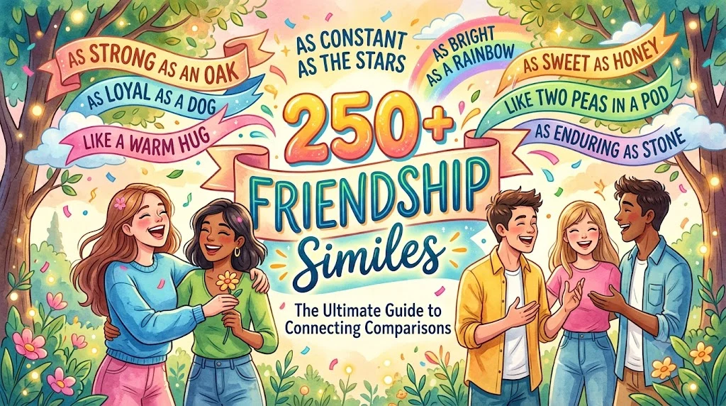 Friendship Similes