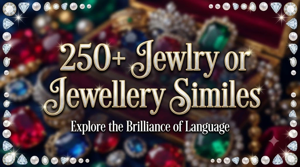 Jewlry or Jewellery Similes