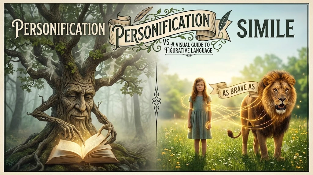 Personification vs Simile
