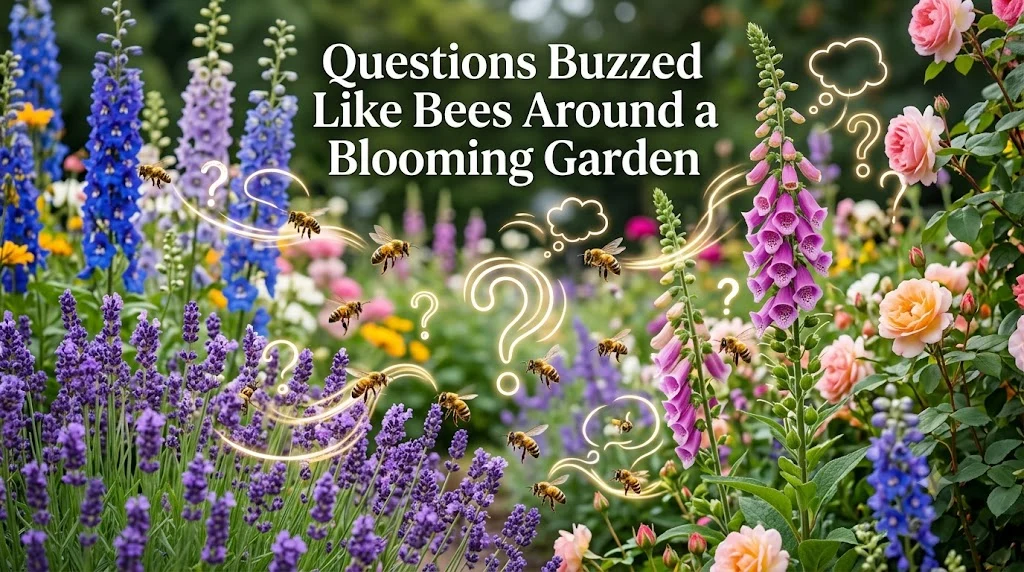 Questions Buzzed Like Bees Around a Blooming Garden