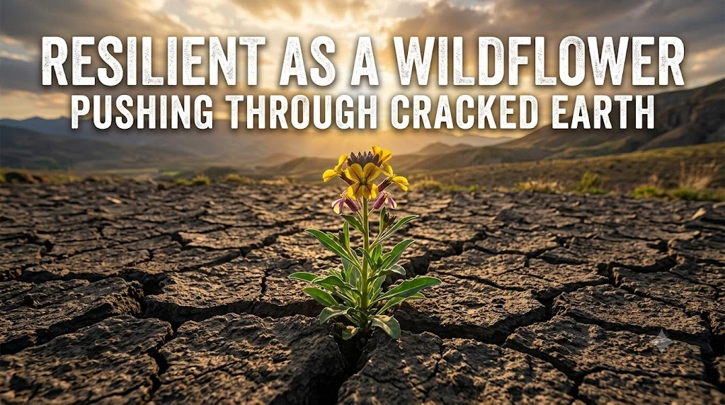 Resilient as a Wildflower Pushing Through Cracked Earth