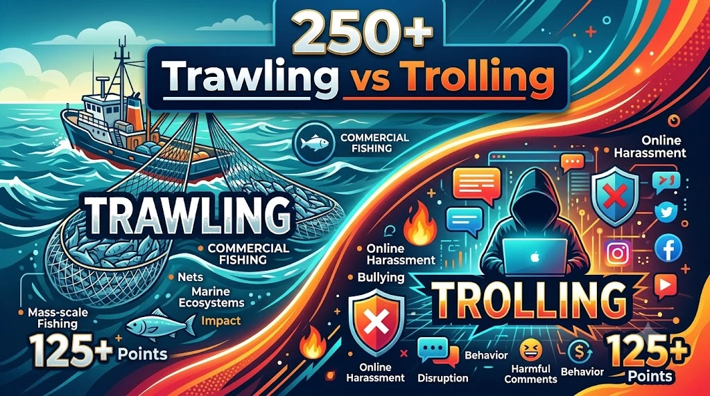 Trawling vs Trolling