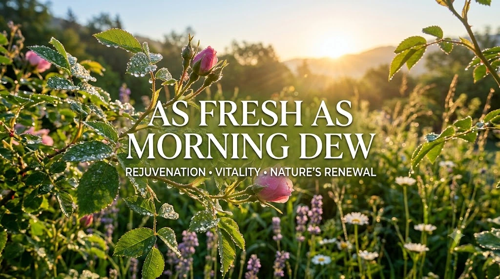 As Fresh as Morning Dew