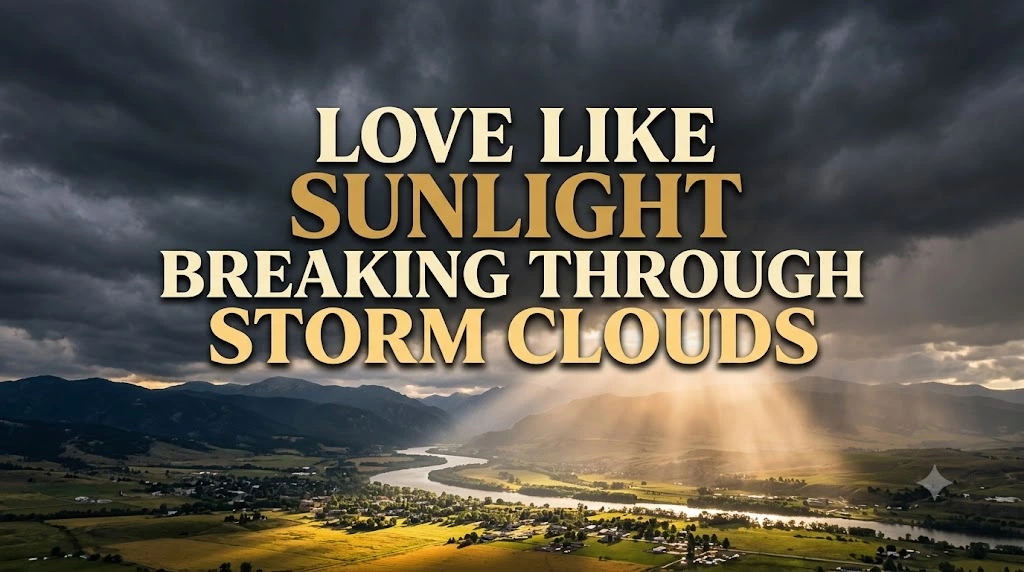 Love Like Sunlight Breaking Through Storm Clouds